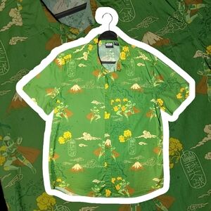 Star Wars Green and Yellow Men's Casual Shirt